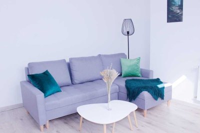 Vollmöblierte Wohnung voll ausgestattet + Ausbaubare Galerie in Bühl Neusatz