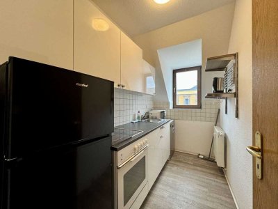 Helle 3-Raumwohnung mit Einbauküche und Grillplatz im Hof zu vermieten