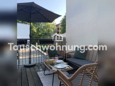 Tauschwohnung: 2 Zi-Wohnung mit großem und sonnigen Balkon