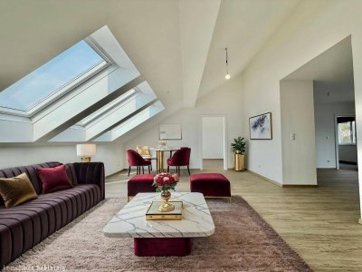 LICHT - RAUM - LEBEN! DACHGESCHOSSWOHNUNG mit Stadtblick in Top Lage!