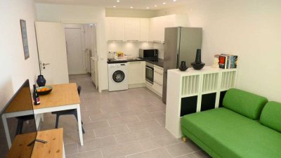 RESERVIERT - Möbliert & sofort vermietbar - 1-Zi-Whg EG in Heidelberg-Rohrbach, Balkon & Stellplatz