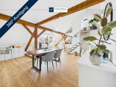 Über den Dächern des Nibelungenviertels mit 2 Balkonen