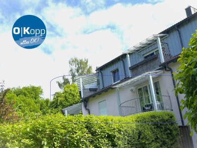 OK!  Großzügige Wohnung in zentraler und ruhiger Stadtlage freut sich schon auf Sie...!