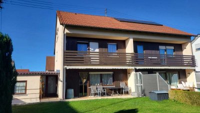 +++Nersingen, 
DHH, Garage, 
102 m² Wfl., 
wunderschönes 
Grundstück+++