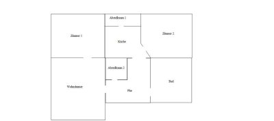 Helle 3-Zimmer-Wohnung in grüne Idylle