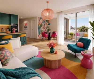 Deine Traumwohnung inkl. Stellplatz im modernen, familiären Wohnquartier