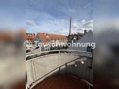 Tauschwohnung: Apartment mit extra Küche und Balkon