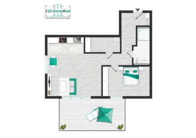 LS62-WE1 / EG mit kleinem Garten