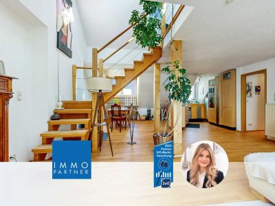 IMMOPARTNER – 100 QM DACHTRAUM MIT GALERIECHARME