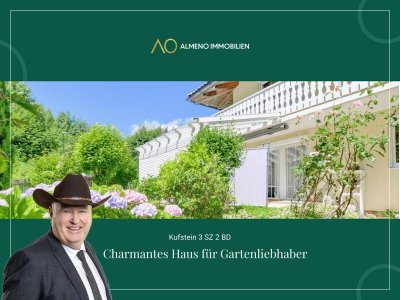Einfamilienhaus in grüner Lage von Kufstein mit charmantem Gartenparadies