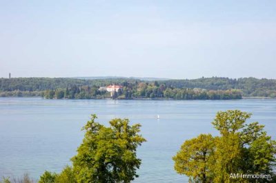 Sehr schöne See- und Alpensicht! 3-Zimmer-Galerie-ETW mit Südbalkon in seenaher Lage!