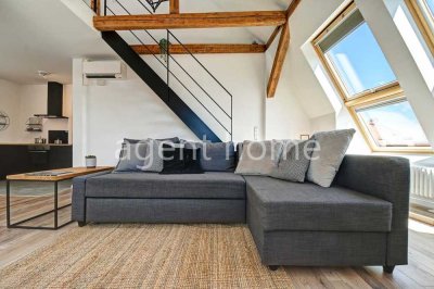 MÖBLIERT - ÜBER STUTTGARTS DÄCHERN - Tolle Maisonettewohnung mit Ausblick
