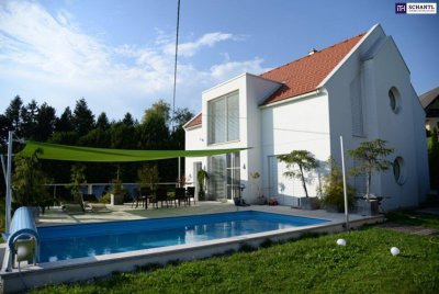 Luxus Einfamilienhaus in idyllischer Ruhelage mit Salzwasserpool und riesengroßen Eigengarten - Nähe Lieboch - wir bieten Ihnen eine Topfinanzierungsmöglichkeit