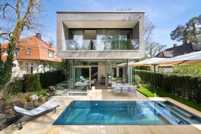 Neubau fertiggestellt  /  Gräfelfing Design-Einfamilienhaus