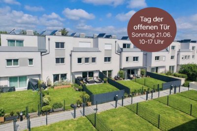 Ziegelmassiv-Niedrigenergiehaus (schlüsselfertig) | Keller, Eigengarten, Dachterrasse &amp; Garagenplatz | provisionsfrei!