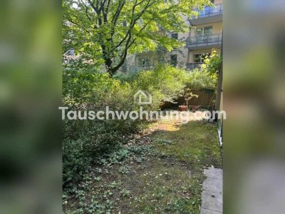 Tauschwohnung: 2-Zimmer 60 qm²,Garten,Isar-Nähe,Badewanne,Tiefga.stellplatz