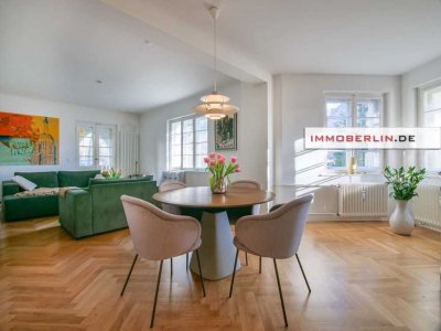 IMMOBERLIN.DE - Exquisit sanierte Wohnung mit Gartenidyll in familienfreundlicher Lage mit Top-Infra