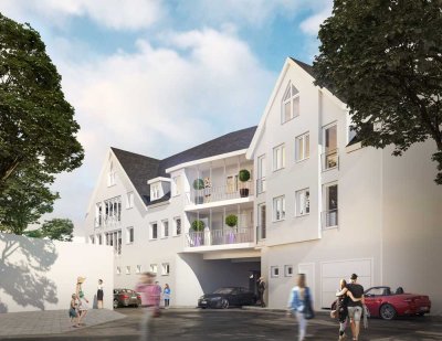 Luxuriöse 3,5 Zimmer DG-Wohnung mit Galerie, Balkon und Einbauküche in Großostheim