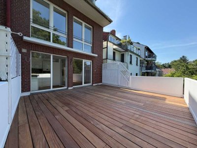 Lichtdurchflutete Maisonette mit Blick zum Bürgerpark und großer Terrasse