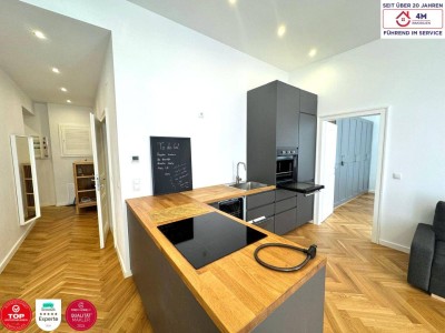 Eleganter Altbau trifft modernen Wohnkomfort – sanierte 2-Zimmer-Wohnung nahe Donauinsel