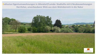 Herrlicher, unverbaubarer Blick in die Natur * Exklusive 4 Zimmer-Wohnung mit Balkon *
