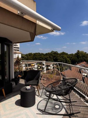Luxus-Penthouse mit 110 m² Dachterrasse & Münsterblick – Leben über den Dächern von Ulm