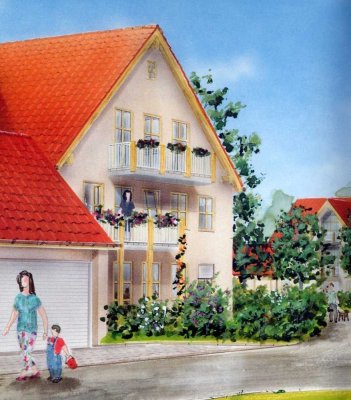 Attraktive 3 Zimmer-Gartenwohnung mit Hobbyraum in Leegebruch