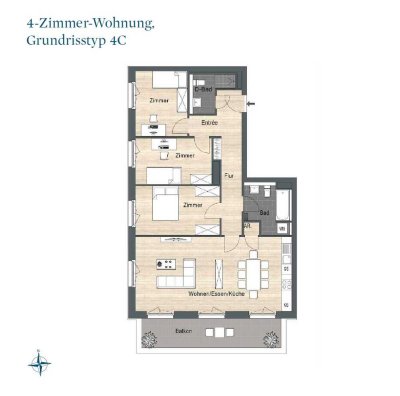 Wohnen mit Charakter: Großzügige Vier-Zimmer-Wohnung in Schöneberg