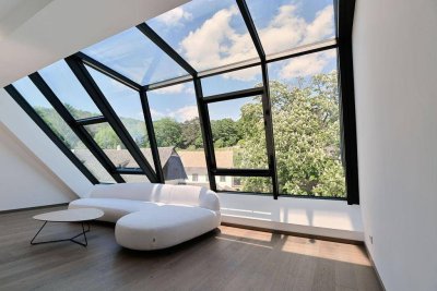 Dachgeschoß-Maisonette mit Blick auf die Sieveringer Weinberge