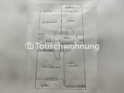 Tauschwohnung: 3ZKB-Wohnung Heidelberg Kirchheim