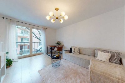 Modernisierte Zwei-Zimmer-Wohnung nähe EZB