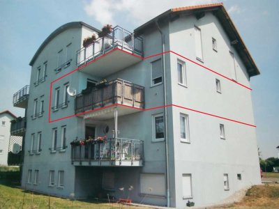 3 ZKB Wohnung mit Balkon und PKW-Stellplatz in Gröbers zwischen Halle und Leipzig