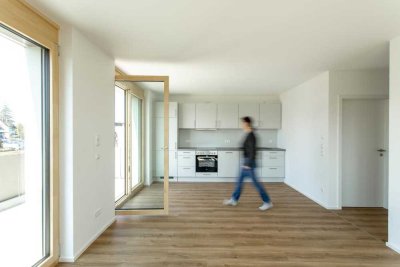 Neubauprojekt - Wohnen am Stutzenweiher! 3-Zi.-Wohnung mit EBK und Balkon