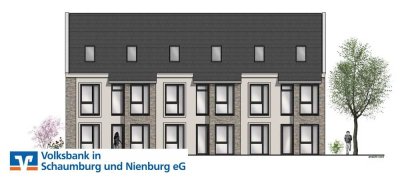 Neubau von drei Reihenhäusern vor den Toren der Kreisstadt