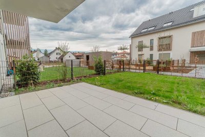 ANZING / Hochwertiges Garten-Apartment in bester Lage inkl. EBK