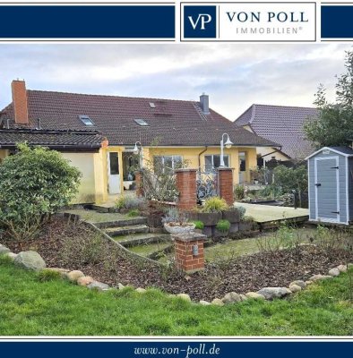 Einfamilienhaus-Einliegerwohnung mit großem Grundstück und Teich in ruhiger Lage“