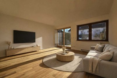 Exklusive Gartenwohnung auf zwei Ebenen – umfassend renoviert, sonnig und sofort bezugsfrei