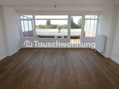 Tauschwohnung: 1 Zi-Wohnung m. Terrasse (5. Stock) gg. größere ab 3 Zi