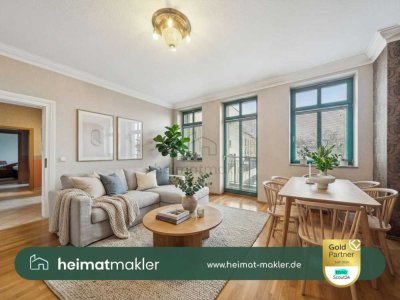 BEZUGSFREI! - ruhig und zentral - 3-Zimmer Altbauflair mit Rosentalblick