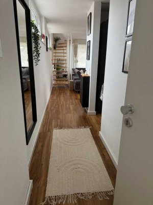 Schöne Helle 3,5 Zimmer-Maisonette mit Balkon in Daxlanden