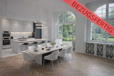 Design-Gartenloft, moderne Architektur im Park