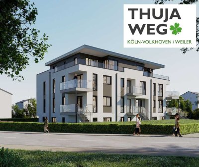 Neubau Erstbezug 2-Raum-Wohnung mit gehobener Innenausstattung mit Balkon in Köln Volkhoven/Weiler