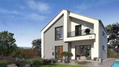 Geniale Architektur gepaart mit Eleganz ! Man sieht förmlich den Spaßs beim Design ! Mit Grundstück