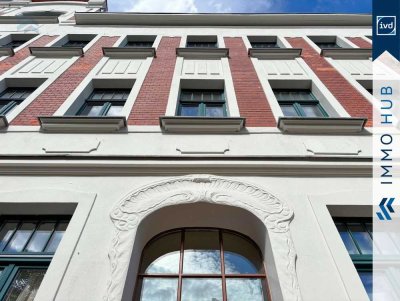 ++ Großer Balkon, Parkett, Gäste-WC! Wundervolle Maisonette-Wohnung im Leipziger Norden ++