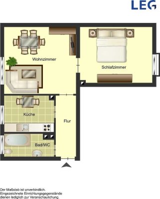 2-Zimmer-Wohnung in Remscheid Steinberg