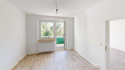 Für Paare geeignet - 2-Raum-Wohnung mit Balkon