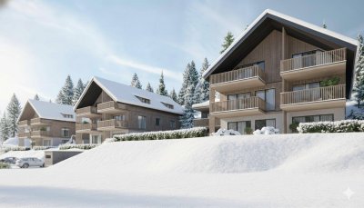 Kärnten: Hochrindl-Nähe Turracher Höhe: Schneesicherheit auf über 1600 Meter! Zweitwohnsitz! Erstbezug! Honorarfrei für Käufer: innen!