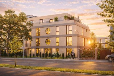 Urban wohnen. Wertstabil investieren. 2-Zimmer-Neubau mit Garten | KfW40 | Provisionsfrei