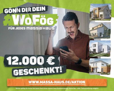 Gestalte was deins ist! Energieeffizient bauen mit Massa Haus in Kissenbrück!