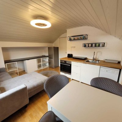 Möblierte 1,5-Zimmer-Wohnung mit kleinen Balkon in Irchenrieth